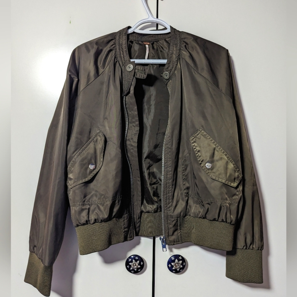 Free People Flight Jacket US S